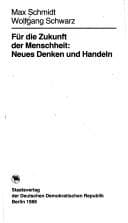 Tapa de Für die Zukunft der Menschheit--neues Denken und Handeln