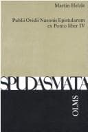 Tapa de Publii Ovidii Nasonis Epistularum ex Ponto liberIV