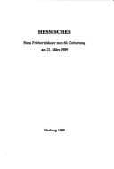 Tapa de Hessisches