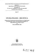 Tapa de Studia Polono-Helvetica