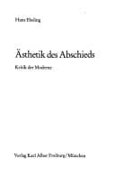 Tapa de Ästhetik des Abschieds