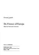 Tapa de Da Firenze all'Europa