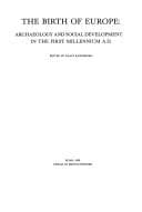 Tapa de The birth of Europe