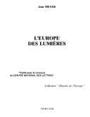 Tapa de L' Europe des lumières