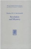 Tapa de Revelation and mystery in ancient Judaism and Pauline Christianity