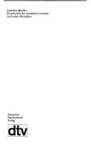 Tapa de Geschichte der deutschen Literatur im hohen Mittelalter