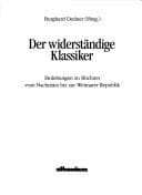 Tapa de Der Widerständige Klassiker