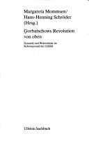Tapa de Gorbatschows Revolution von oben