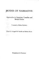 Tapa de Modes of narrative