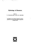 Tapa de Hydrology of disasters