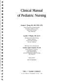 Tapa de Clinical manual of pediatric nursing