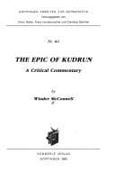 Tapa de The epic of Kudrun