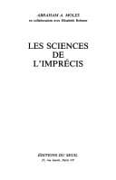 Tapa de Les sciences de l'imprécis