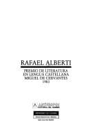 Tapa de Rafael Alberti