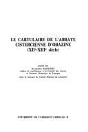 Tapa de Le cartulaire de l'Abbaye cistercienne d'Obazine (XIIe-XIIIe siècle)