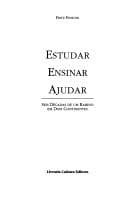 Tapa de Estudar, ensinar, ajudar