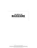 Tapa de Un Siècle de marxisme