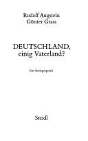 Tapa de Deutschland, einig Vaterland?