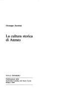 Tapa de La cultura storica di Ateneo