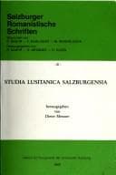 Tapa de Studia Lusitanica Salzburgensia