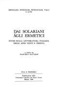 Tapa de Dai solariani agli ermetici