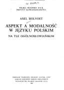 Tapa de Aspekt a modalność w języku polskim na tle ogólnosłowiańskim