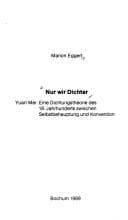 Tapa de Nur wir Dichter