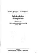 Tapa de Från feodalism till kapitalism