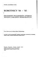 Tapa de Robotnicy ʾ84-ʾ85