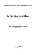 Tapa de Die Rechtslage Deutschlands