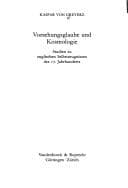 Tapa de Vorsehungsglaube und Kosmologie