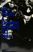 Tapa de The Police and Criminal Evidence Act 1984