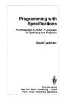Tapa de Programming with specifications
