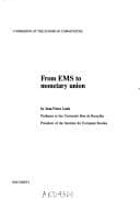 Tapa de From EMS to monetary union