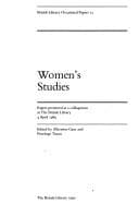 Tapa de Women's studies