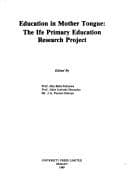 Tapa de Education in mother tongue