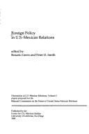 Tapa de Foreign policy in U.S.-Mexican relations