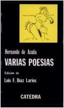 Tapa de Varias poesías