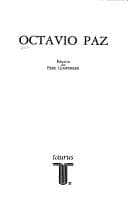 Tapa de Octavio Paz