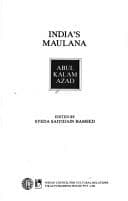 Tapa de India's Maulana Abul Kalam Azad