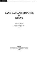Tapa de Land law and disputes in Kenya
