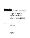 Tapa de Improving the performance of Soviet enterprises