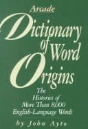 Tapa de Dictionary of word origins