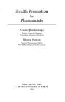 Tapa de Health promotion for pharmacists