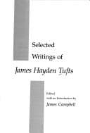 Tapa de Selected writings of James Hayden Tufts