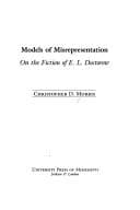 Tapa de Models of misrepresentation