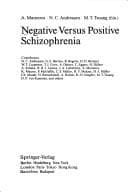 Tapa de Negative versus positive schizophrenia