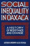 Tapa de Social inequality in Oaxaca