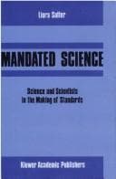 Tapa de Mandated science