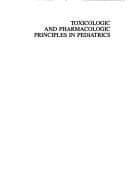 Tapa de Toxicologic and pharmacologic principles in pediatrics